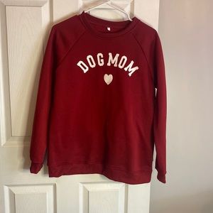 Xl sweatshirt “dog mom” new